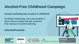 All children should play, learn and socialise in places that are healthy and safe, protected from exposure to alcohol marketing.
